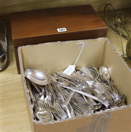 A Mappin & Webb Albany pattern 66 piece cutlery set